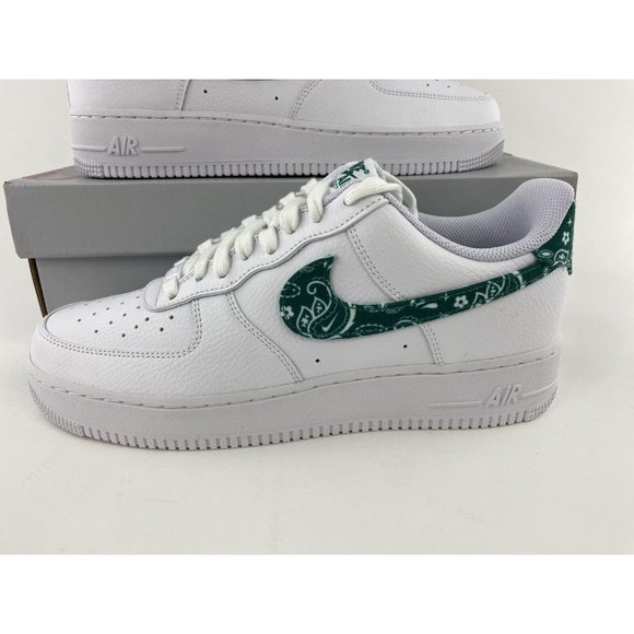 Nike Air Force 1 Low 07 Green Paisley Women's 11.5 / Men's 10 Sneakers B-Grade - Picture 4 of 12